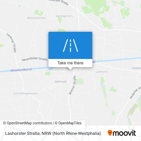 Lashorster Straße map