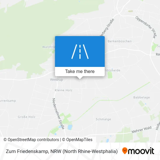 Zum Friedenskamp map