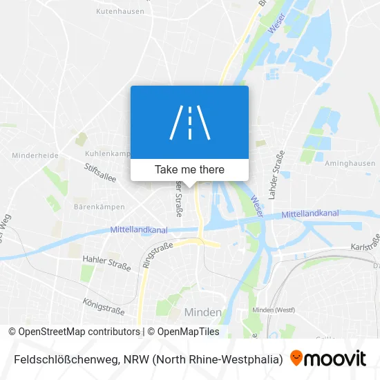 Карта Feldschlößchenweg