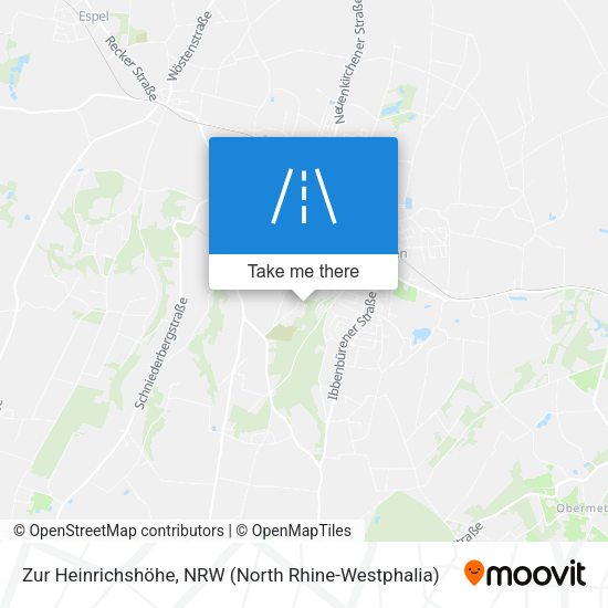 Zur Heinrichshöhe map