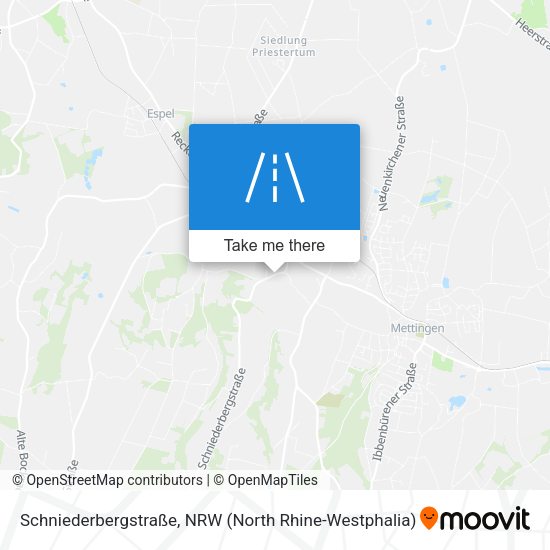 Schniederbergstraße map