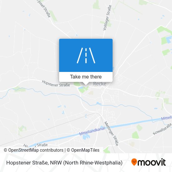 Hopstener Straße map