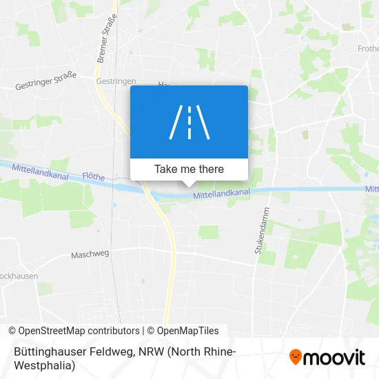 Büttinghauser Feldweg map