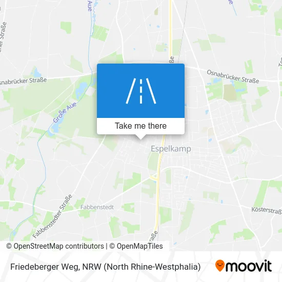 Карта Friedeberger Weg