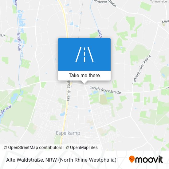 Alte Waldstraße map