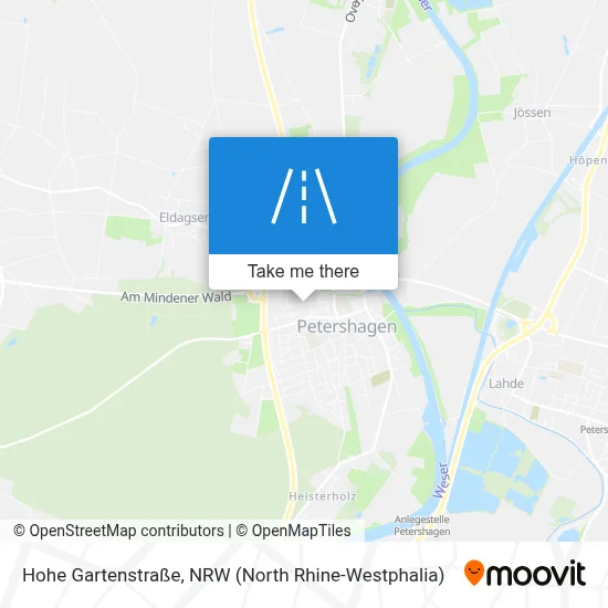 Hohe Gartenstraße map