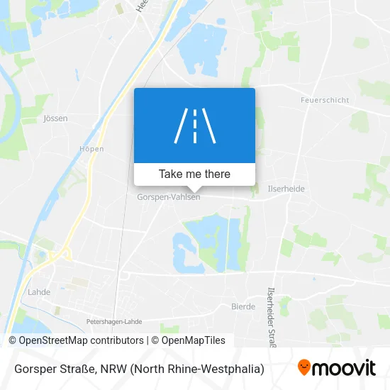 Gorsper Straße map