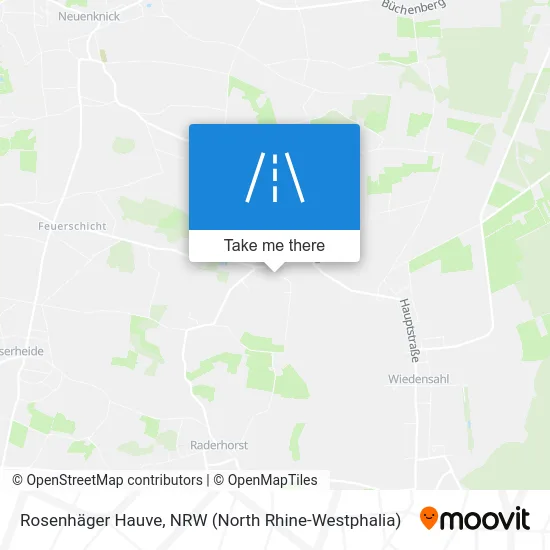 Rosenhäger Hauve map