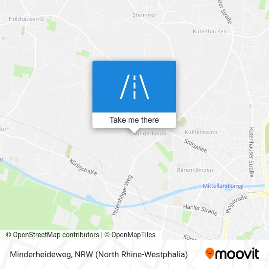 Карта Minderheideweg