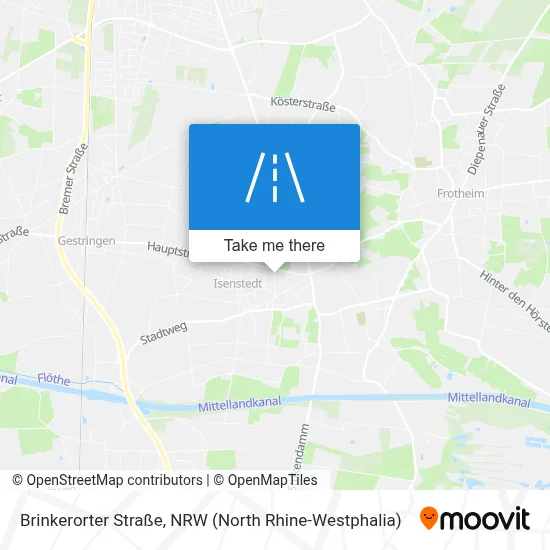 Brinkerorter Straße map