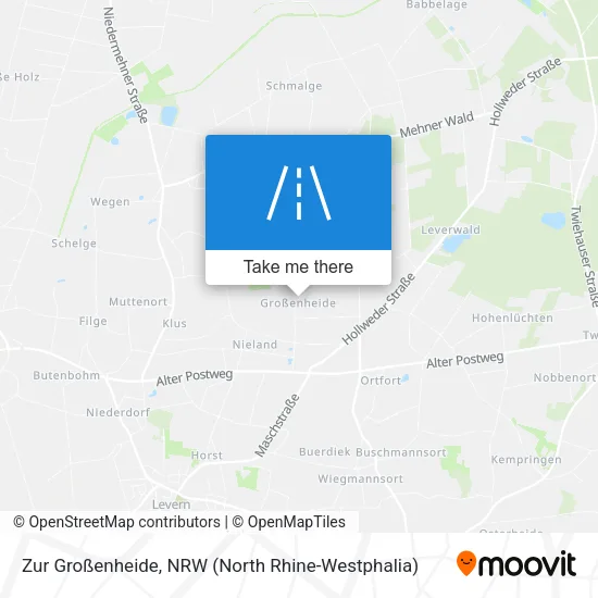 Карта Zur Großenheide