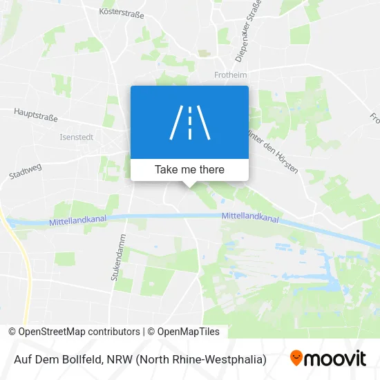 Карта Auf Dem Bollfeld