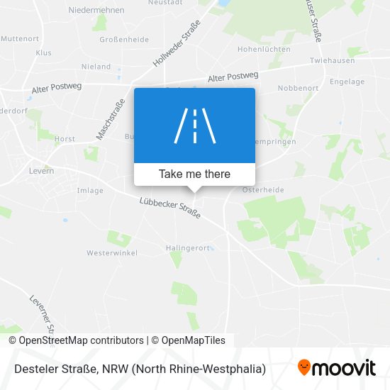 Desteler Straße map