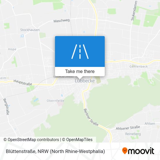 Blüttenstraße map