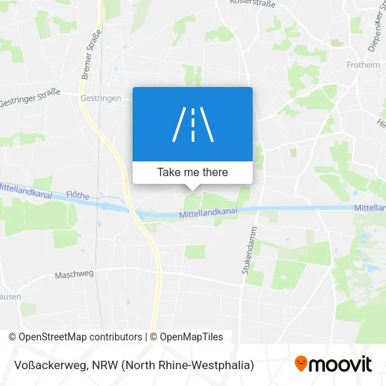 Карта Voßackerweg