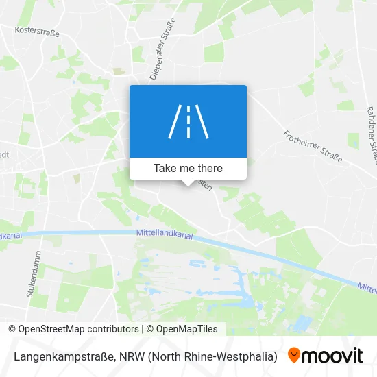 Карта Langenkampstraße