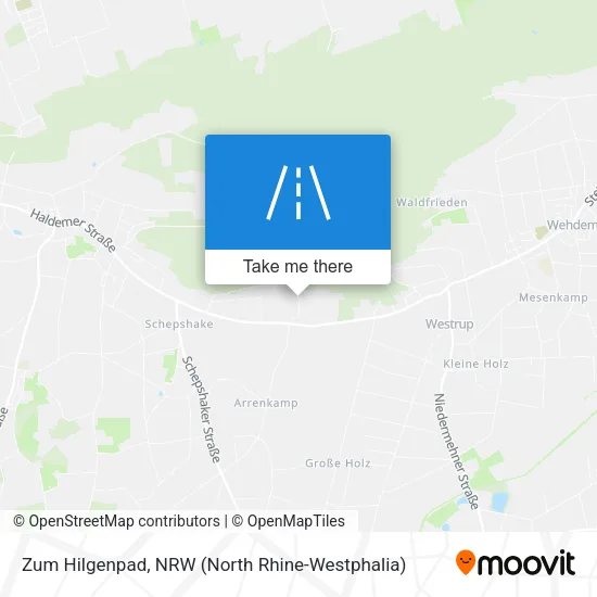 Карта Zum Hilgenpad