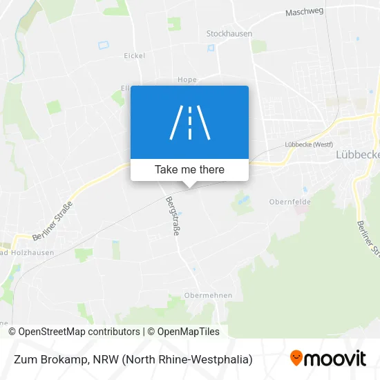 Карта Zum Brokamp