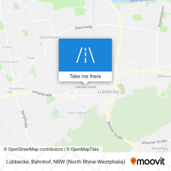 Lübbecke, Bahnhof map