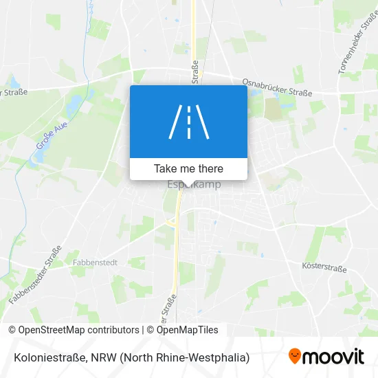 Карта Koloniestraße