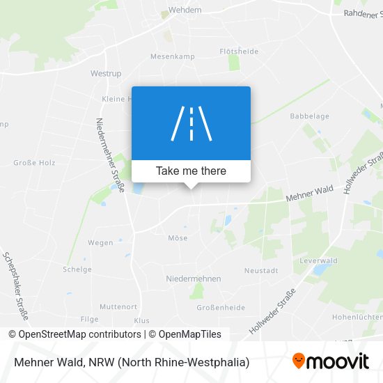 Mehner Wald map