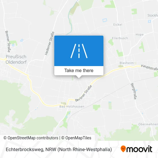 Echterbrocksweg map