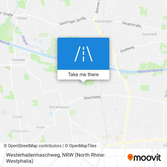 Westerhallermaschweg map