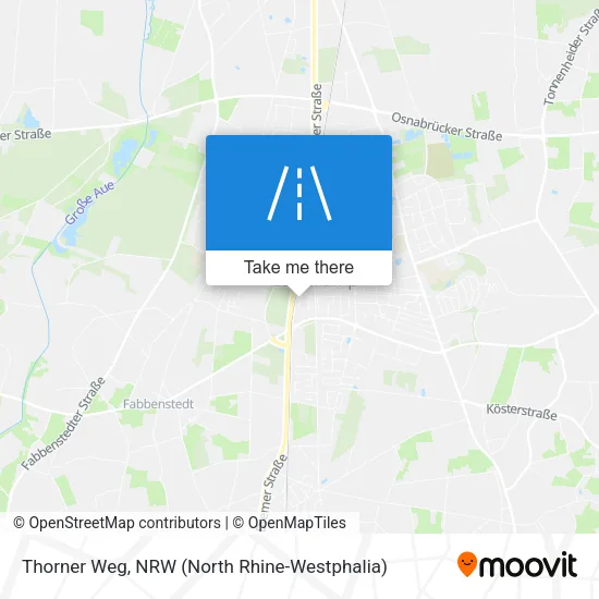 Карта Thorner Weg