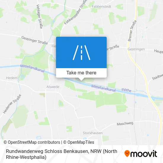 Rundwanderweg Schloss Benkausen map