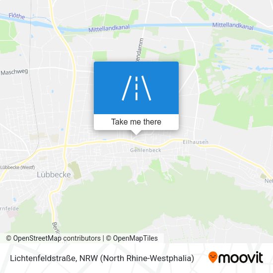 Lichtenfeldstraße map