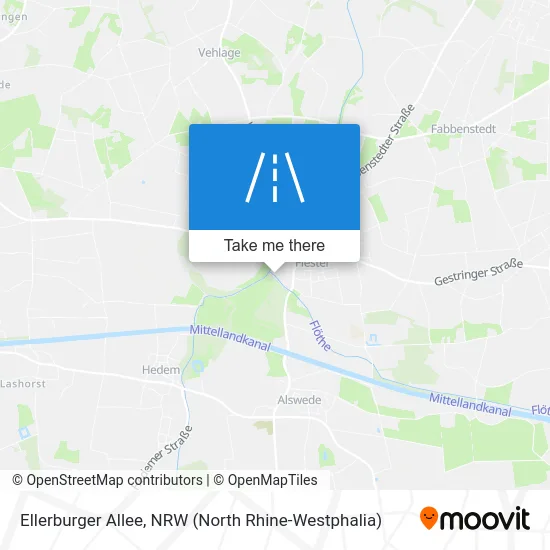 Ellerburger Allee map