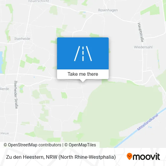 Карта Zu den Heestern