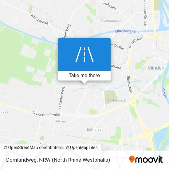 Карта Domlandweg