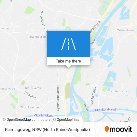 Карта Flamingoweg