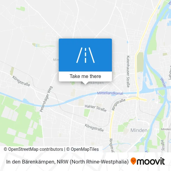 In den Bärenkämpen map