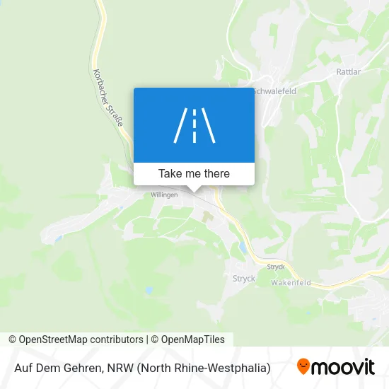 Карта Auf Dem Gehren