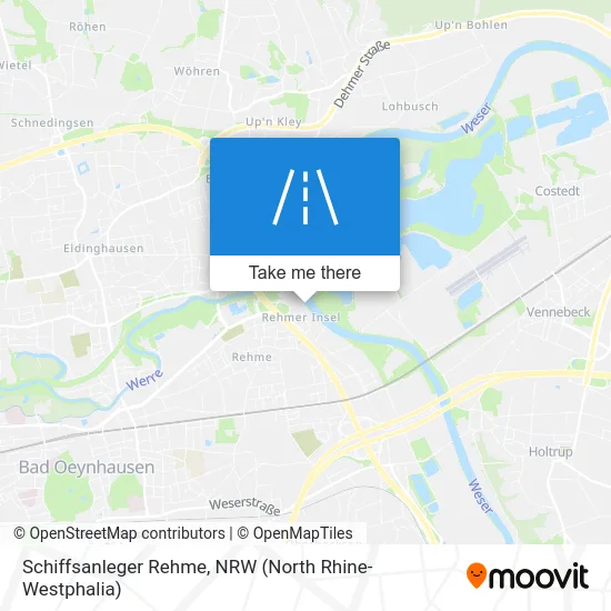 Schiffsanleger Rehme map