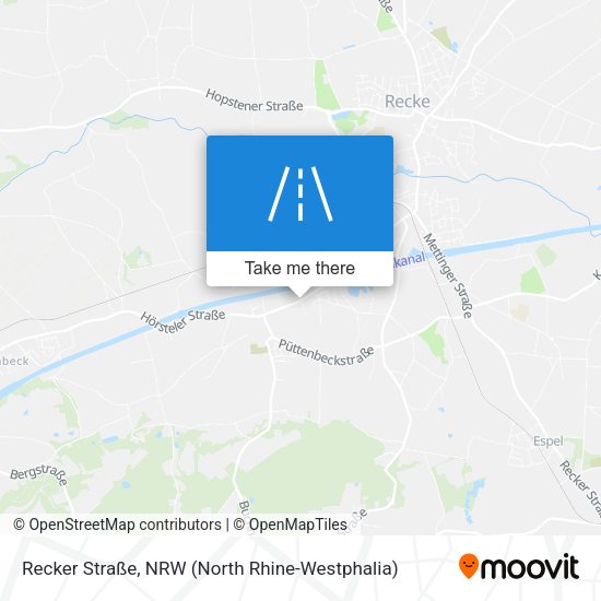 Recker Straße map