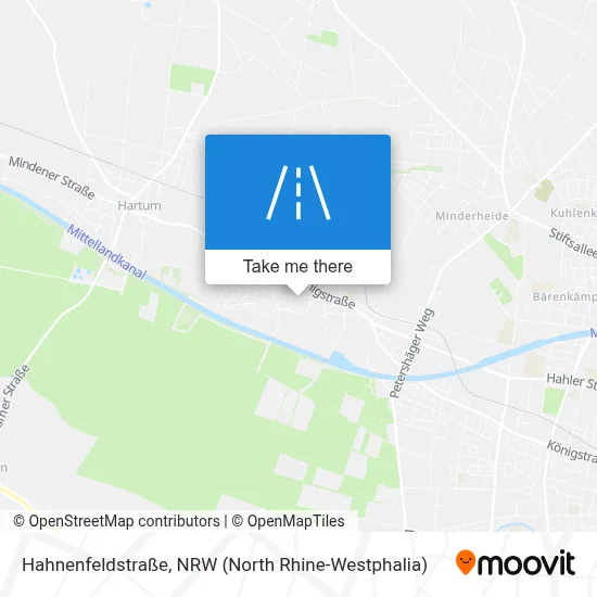 Hahnenfeldstraße map