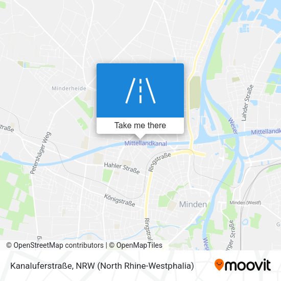 Kanaluferstraße map