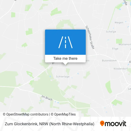 Zum Glockenbrink map