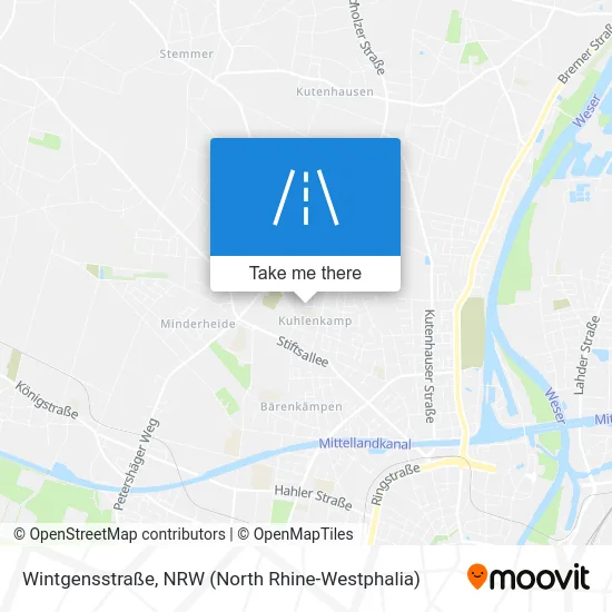 Карта Wintgensstraße