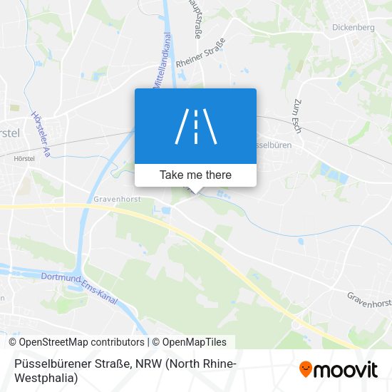 Püsselbürener Straße map