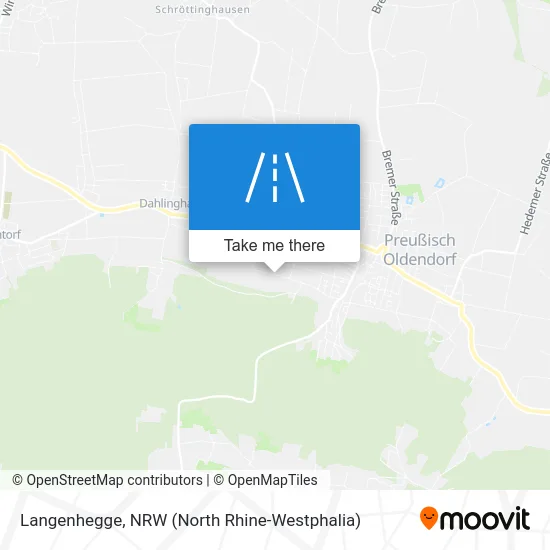 Карта Langenhegge