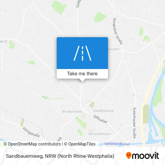 Карта Sandbauernweg