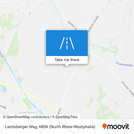 Landsberger Weg map