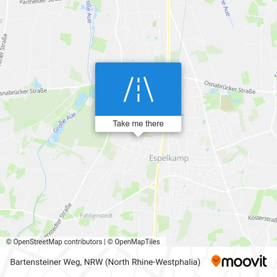 Bartensteiner Weg map