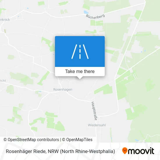 Rosenhäger Riede map