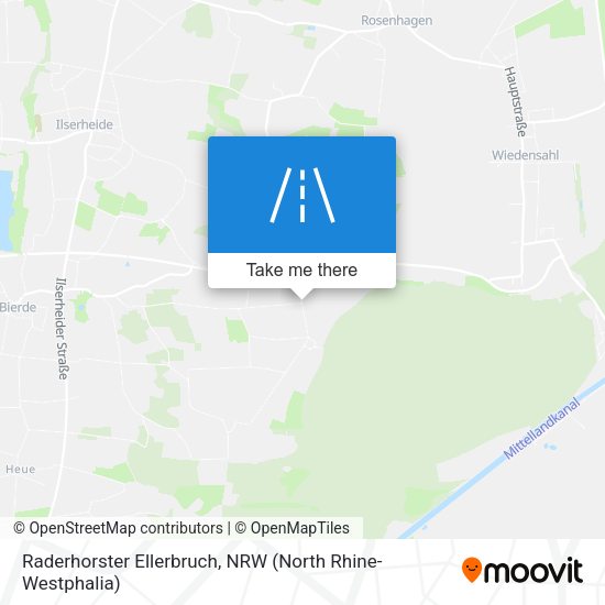 Raderhorster Ellerbruch map
