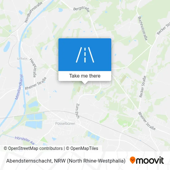 Abendsternschacht map